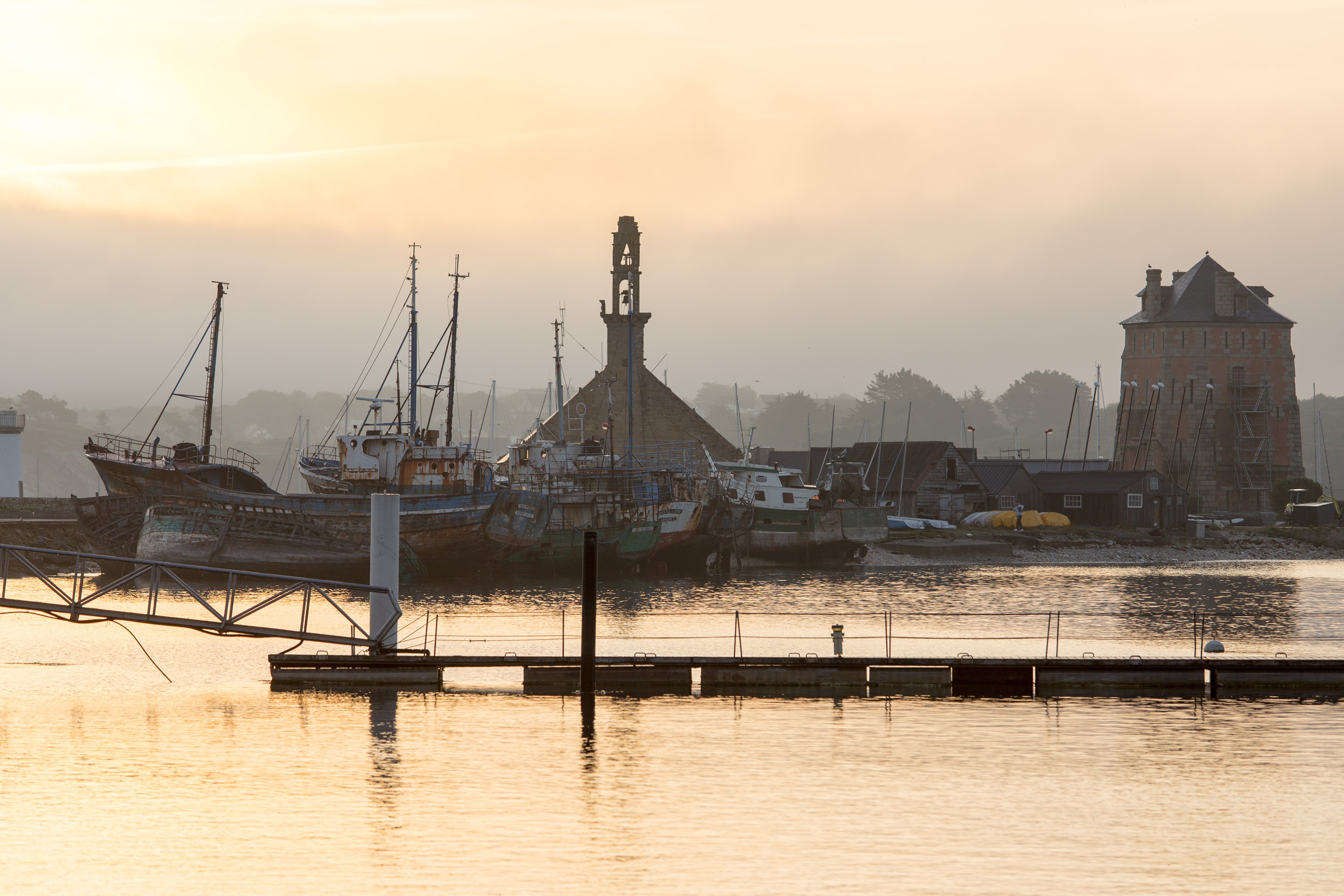 Filelever Du Soleil Sur Le Port De Camaret Sur Merjpg