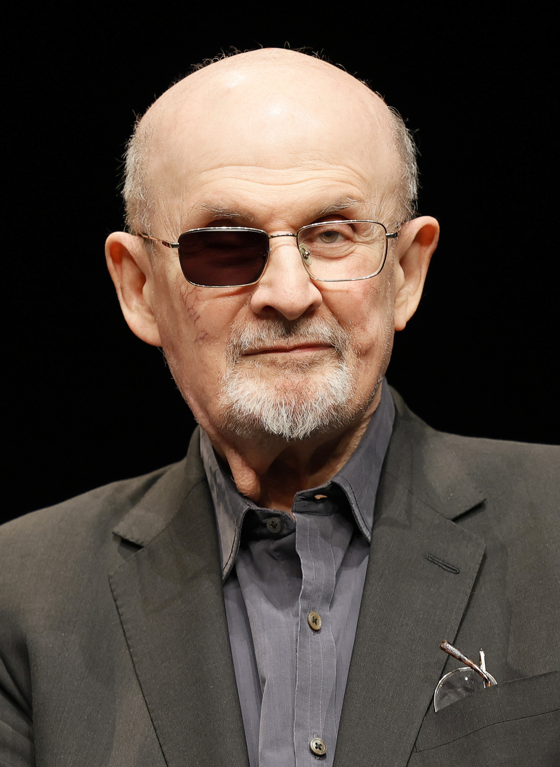 Portrait of Salman Rushdie