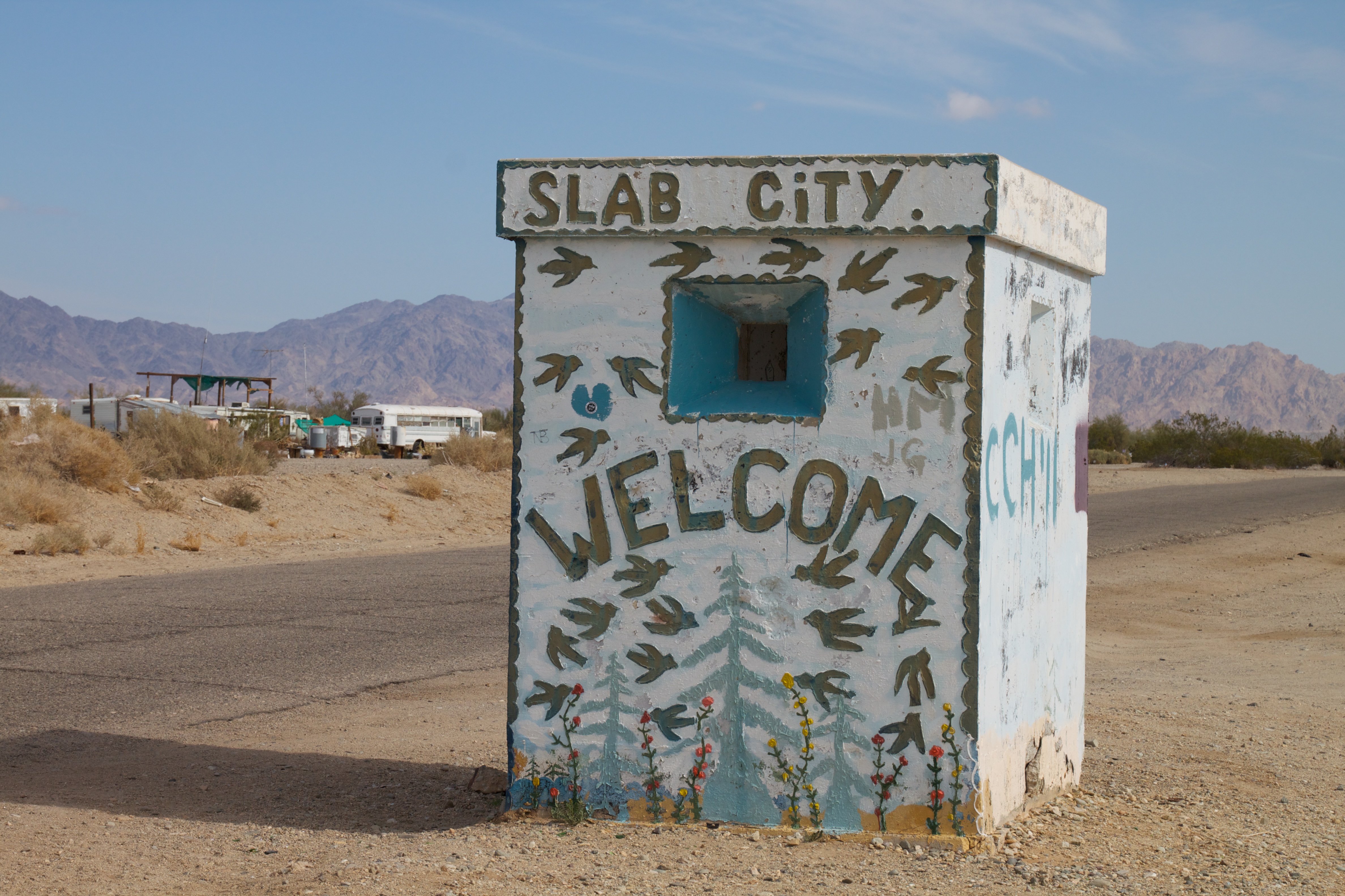 Slab City, California no laws