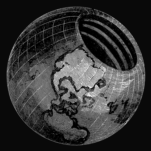 center of the earth illustration