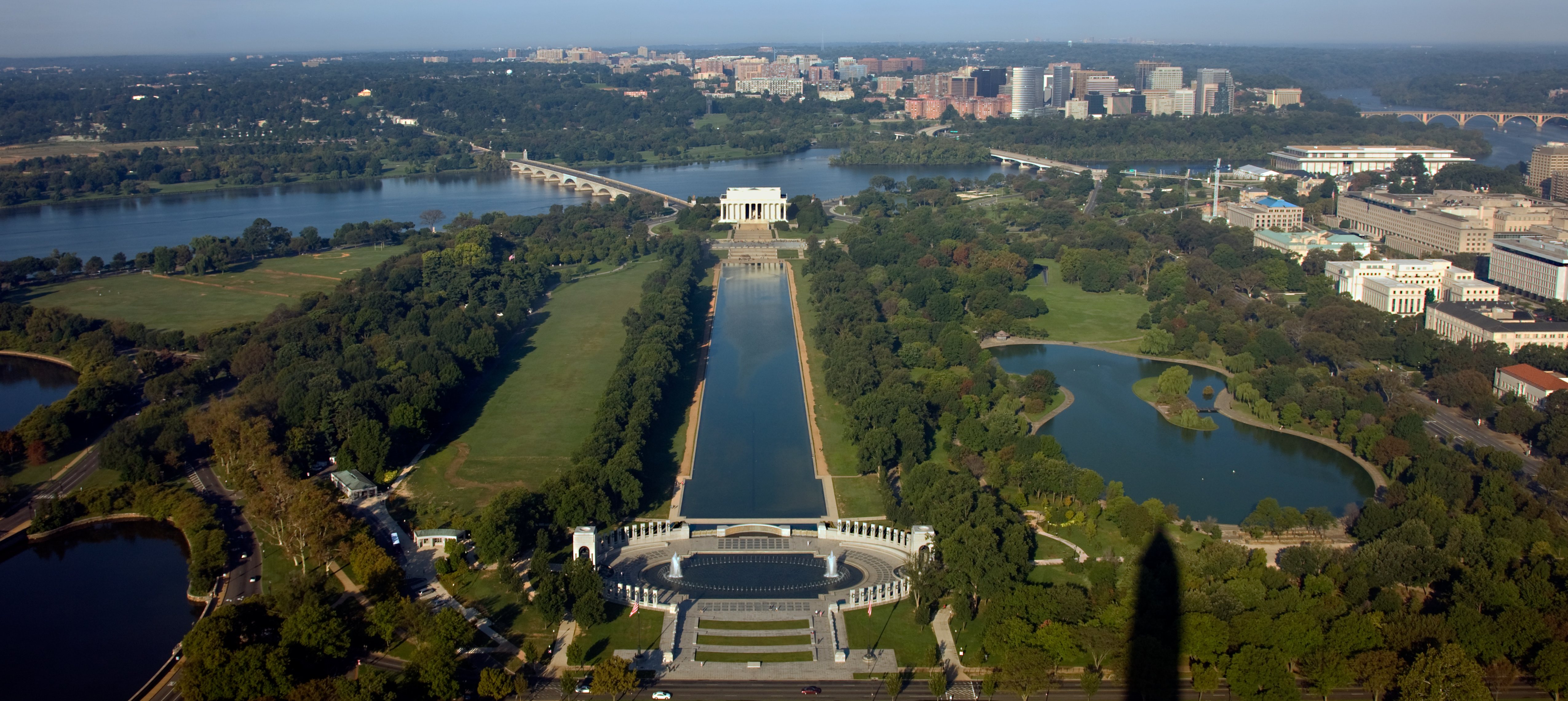 View from Washington Monument facing west