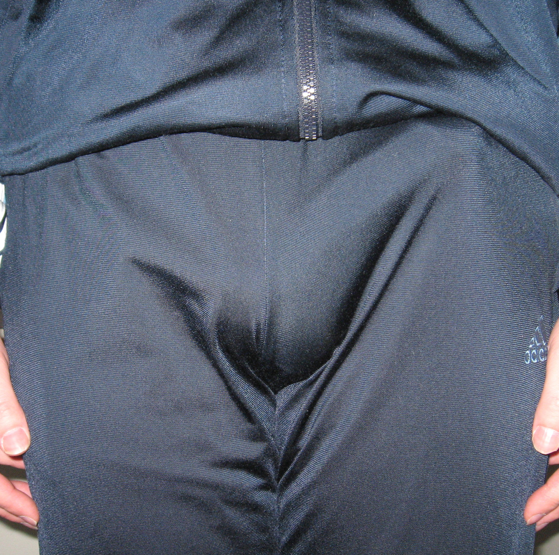 Erection through pants