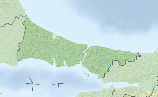 Fichier:İstanbul topographic location map.png