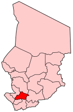 Peta Letak Region Tandjilé