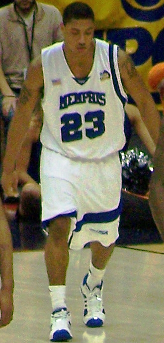 Rose while playing at the University of Memphis