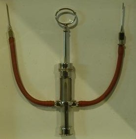World War II Russian syringe for direct inter-human blood transfusion