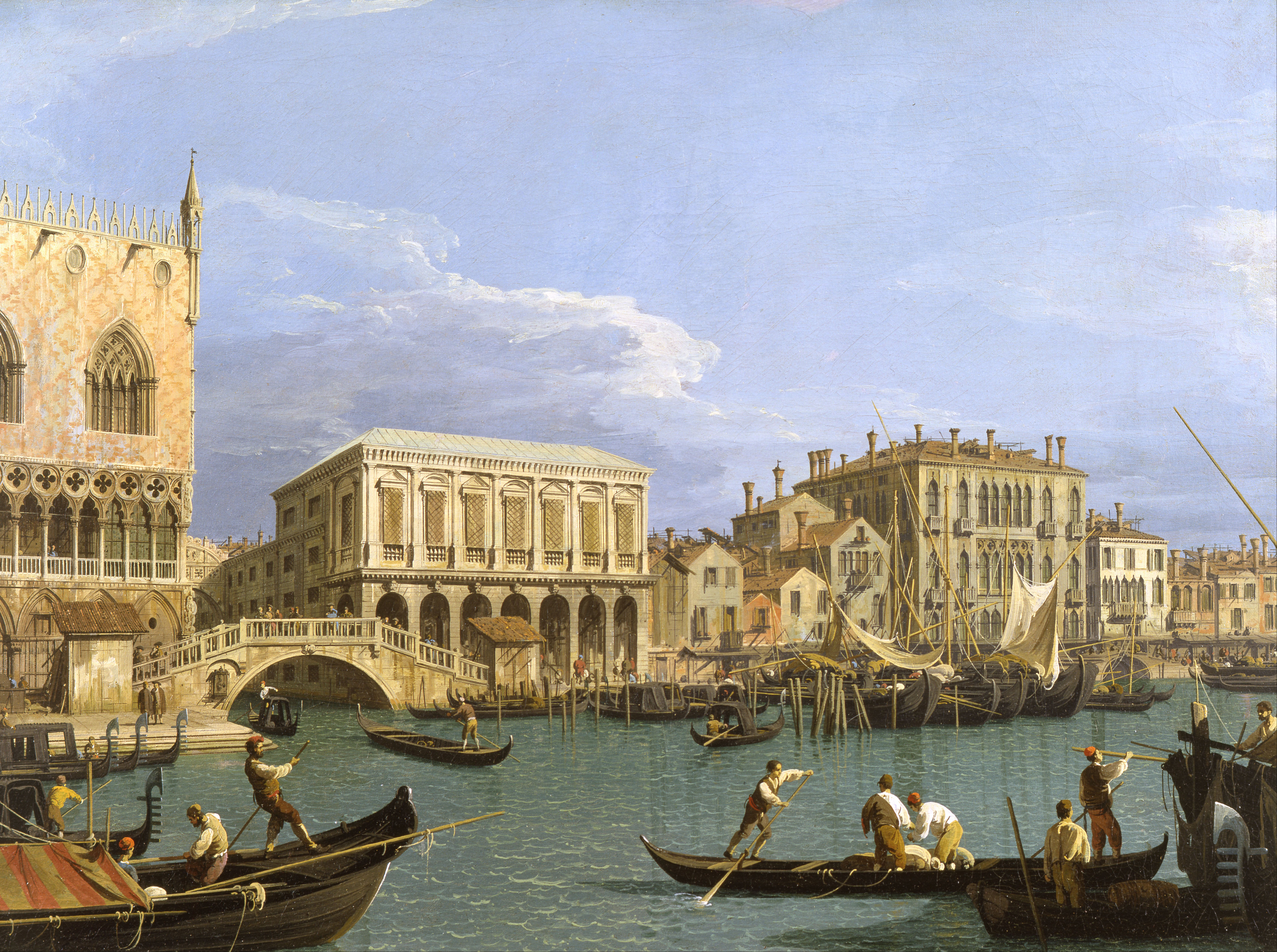 FileGiovanni Antonio Canal, called Canaletto View of the Riva degli