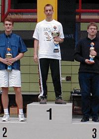 Florian Grafl, Andreas Schenk und Ferenc Langheinrich, 2000 bei der Deutschen Jugendmeisterschaft