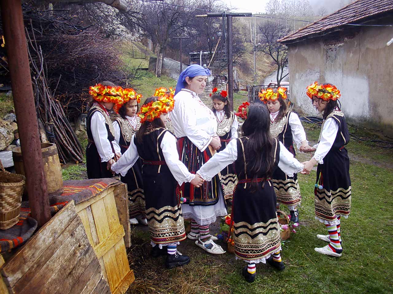 Lazaruvane nel villaggio di Bov, regione di Pernik