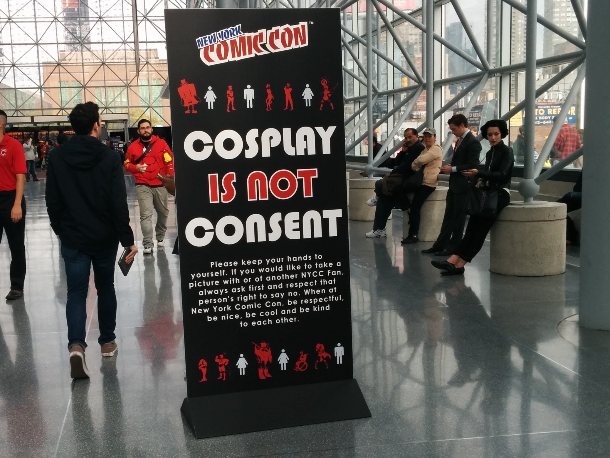 Cosplay is not consent nycc