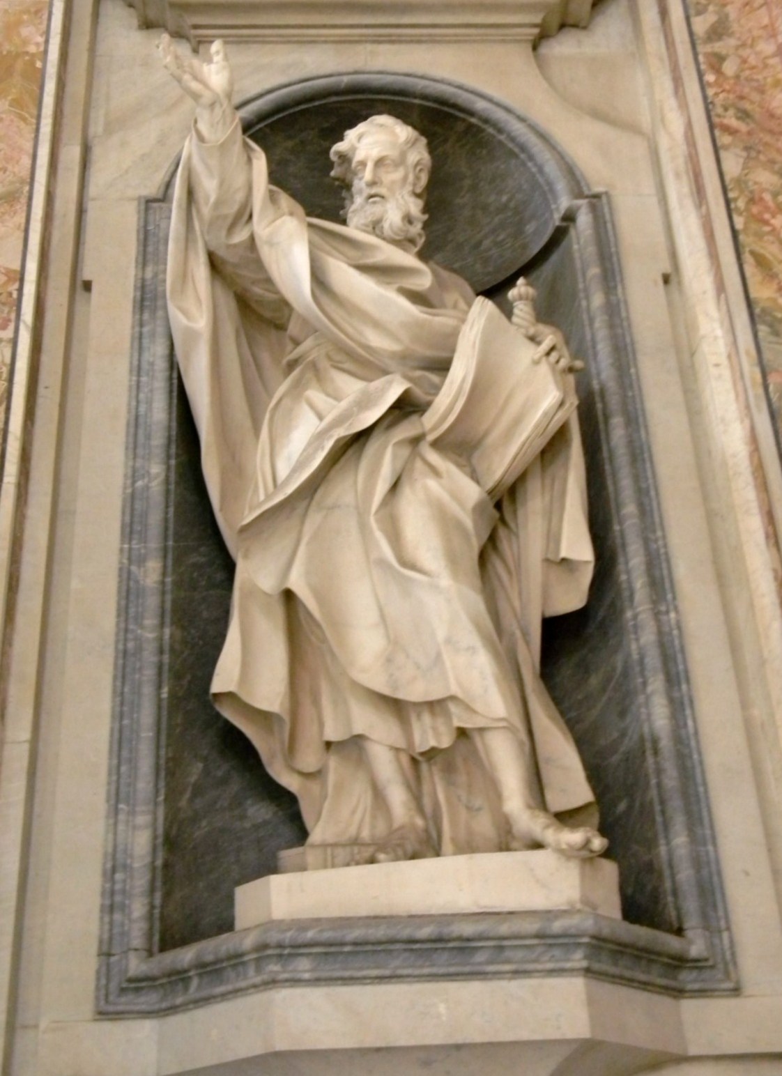 Неаполь, собор Сан-Северо, скульптура Павла