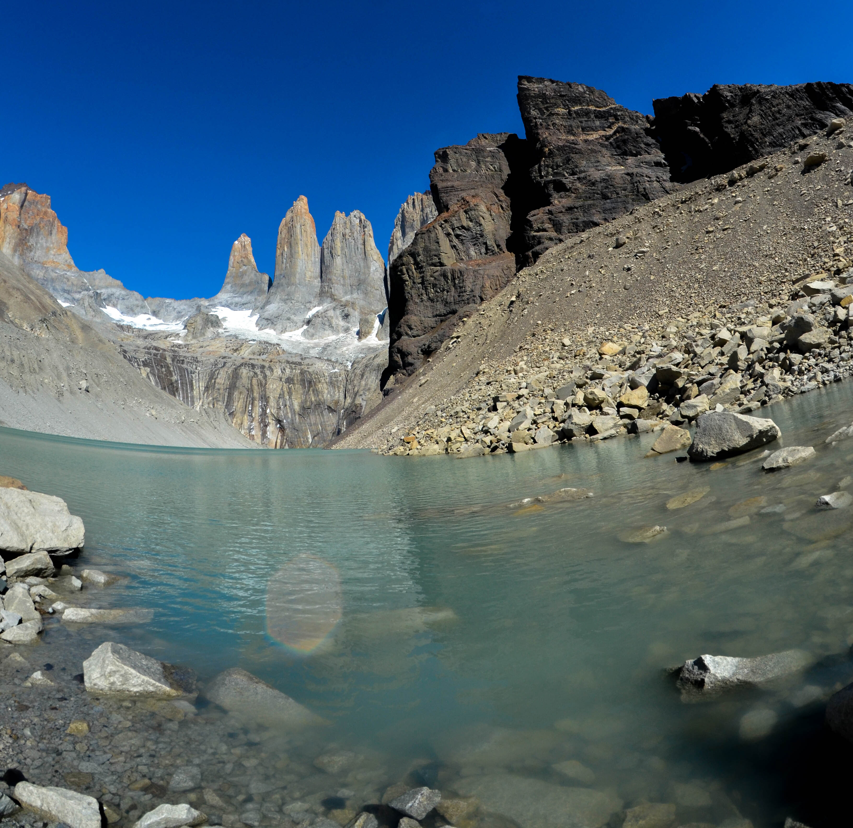 Чили 6. Башни Торрес дель Пайне. Tomasee. Синезеленые лагуны Torres del Paine. Paine.