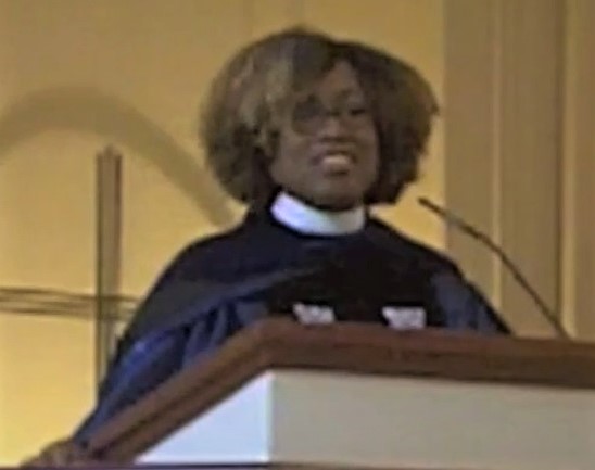 Gafney delivering inaugural address at Brite Divinity School in 2015