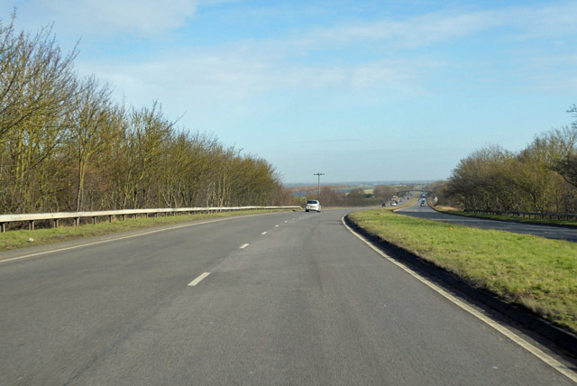 File:A505 heading north-east - geograph.org.uk - 5683426.jpg