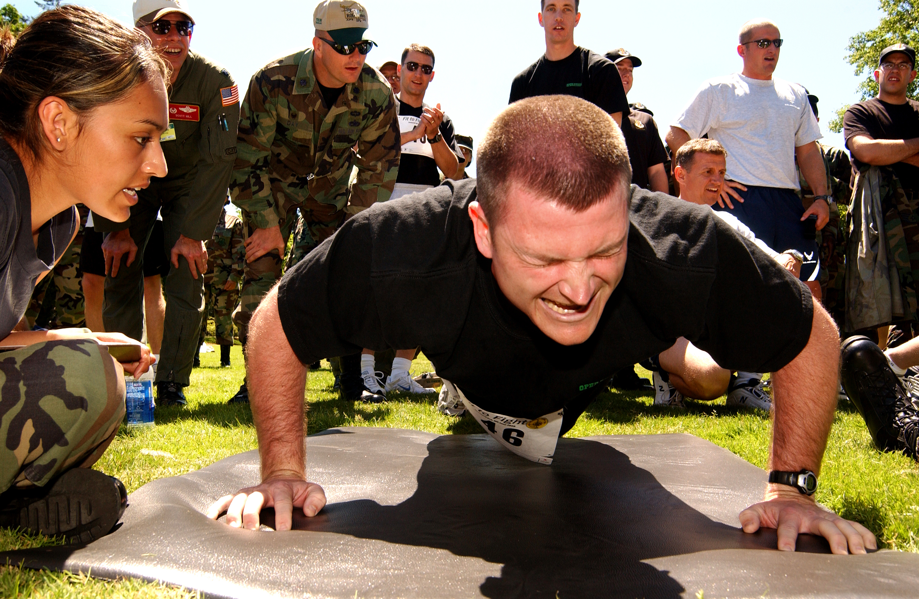 Air Force Rotc Fitness Test Chart