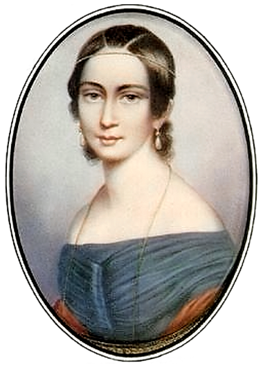 Clara Schumann, noted composer, portrayed in 1838 by Andreas Staub