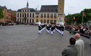 De Deltaband tijdens optreden op V-day in Roeselare (B)