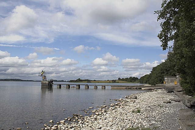 Diving board at Lough Owel - geograph.org.uk - 637794