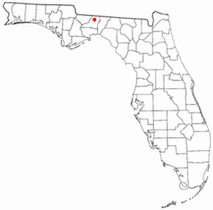 Bradfordville, Florida'nın konumu