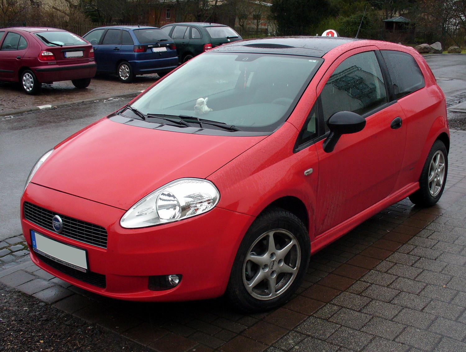 Fiat punto Abarth 2008 салон