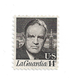 14¢ Fiorello La Guardia U.S. postage stamp issued April 24, 1972
