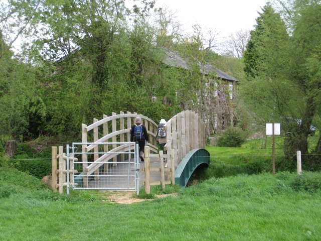 Footbridge near Keynston Mill - geograph.org.uk - 1275835