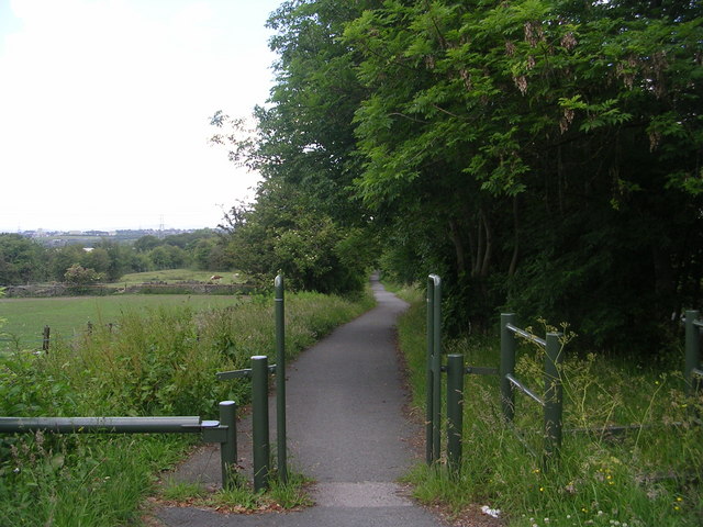 File:Footpath - Rockhill Lane - geograph.org.uk - 2469632.jpg