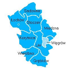 Plan powiatu węgrowskiego