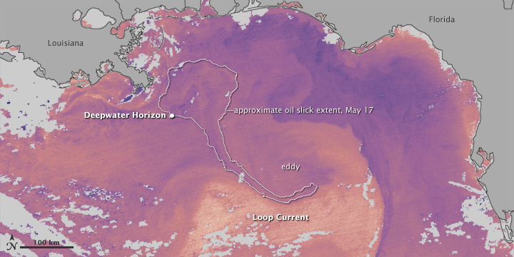 File:Gulf Oil Slick Approaching Loop Current MODIS.png