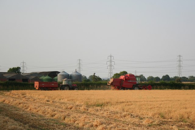 File:Harvest at Westbrecks Farm - geograph.org.uk - 209243.jpg