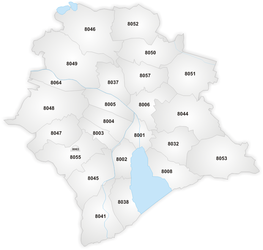 Postleitzahlen kanton zürich