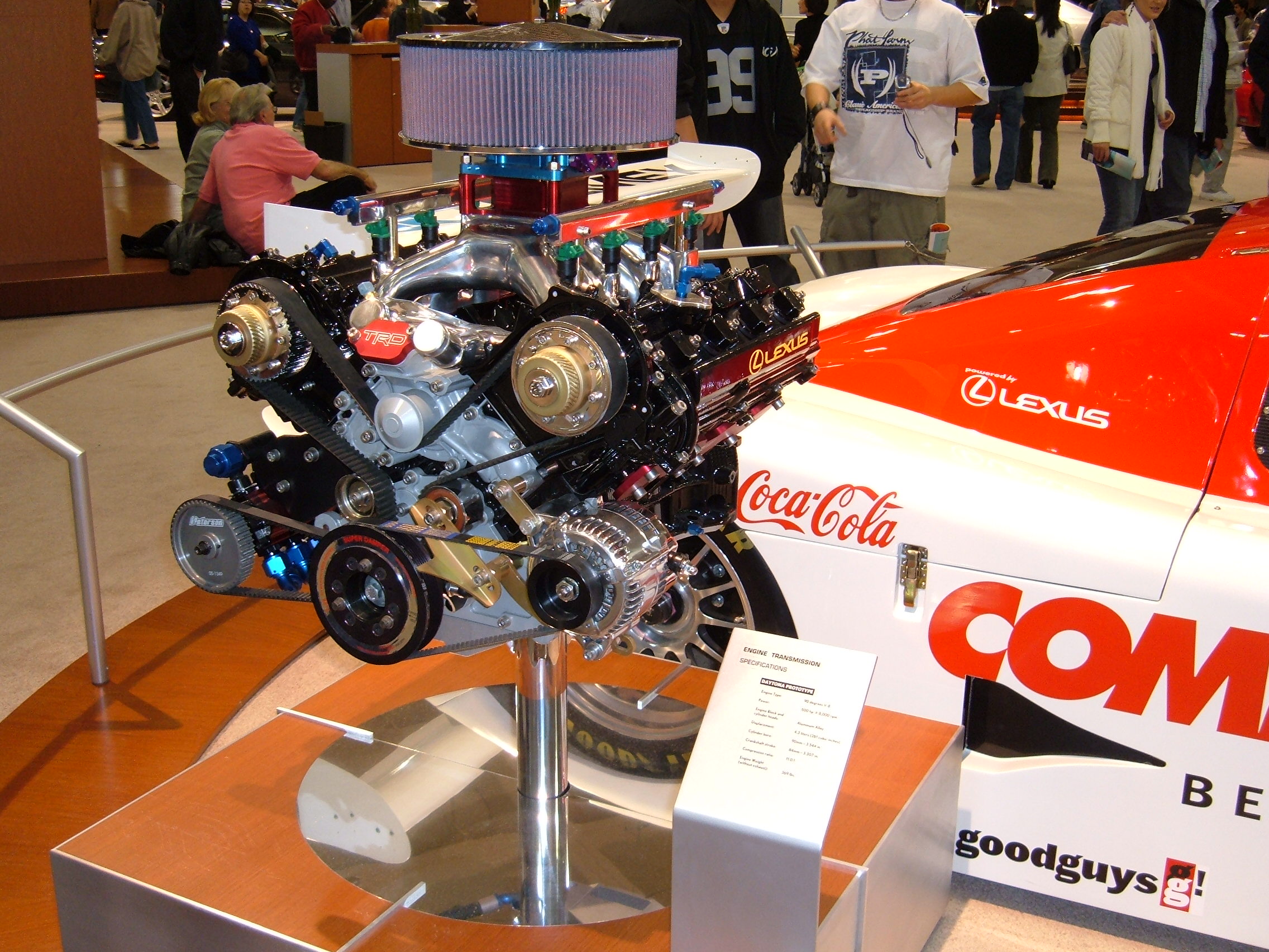 what engine do toyota use in nascar #6