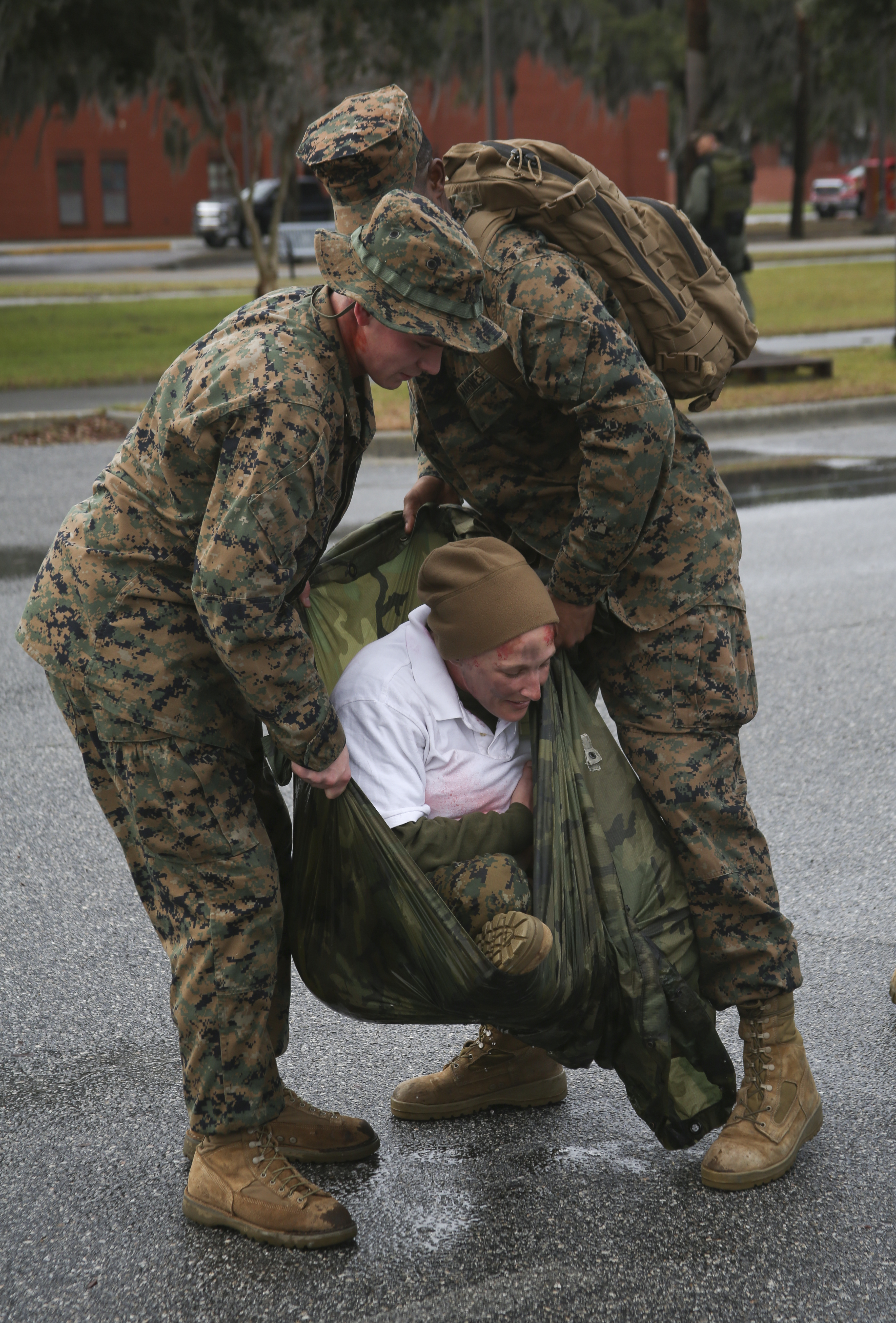 File Mcrd Parris Island Anti Terrorism Force Protection Exercise 150205 M Mj974 132 Jpg Wikimedia Commons - usmc mcrd parris island roblox