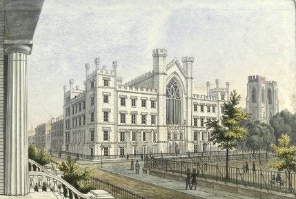 File:New York University Building in Washington Square, 1850.jpg
