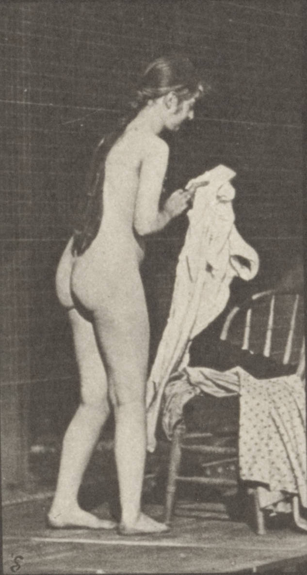 File:Nude woman standing and putting on clothes (rbm-QP301M8-1887