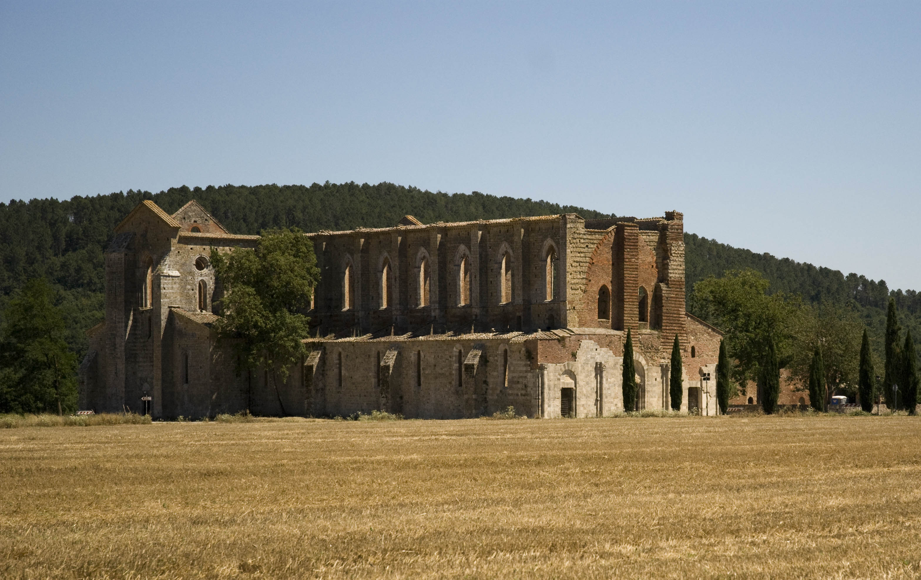 Panorama dell'Abbazia di San Galgano (Chiusdino), Toscana