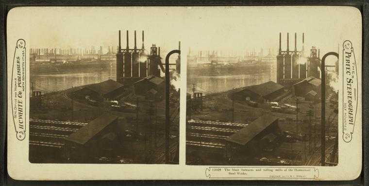 File:The blast furnaces and rolling mills of the Homestead Steel Works, by H.C. White Co..jpg