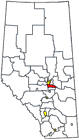 <span class="mw-page-title-main">Leduc-Beaumont-Devon</span> Defunct provincial electoral district in Alberta, Canada