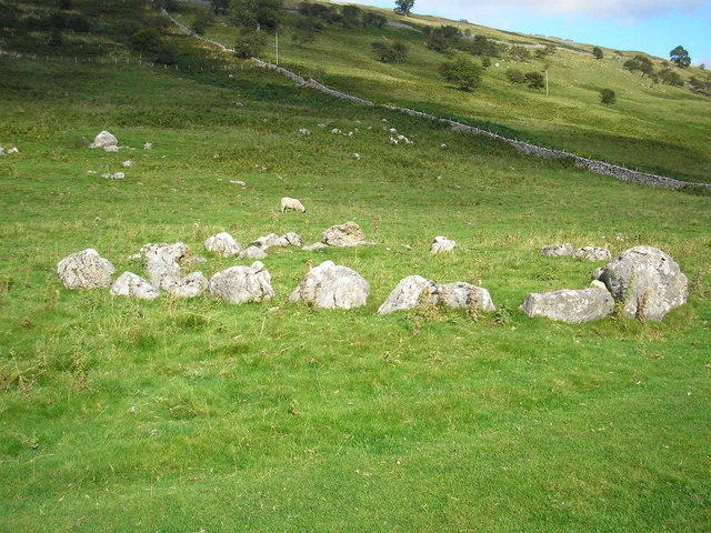 Yockenthwaite Stone Circle - geograph.org.uk - 549996