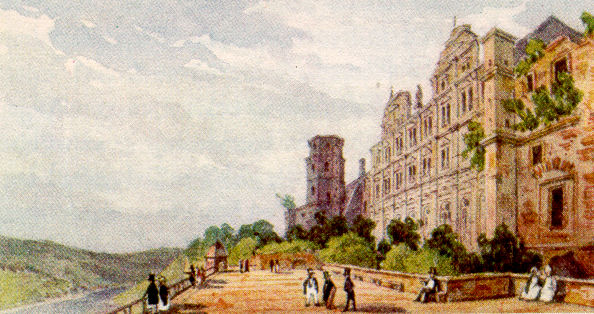 File:Altan Glockenturm Friedrichsbau Heidelberger Schloss von Louis Hoffmeister ca 1820.jpg