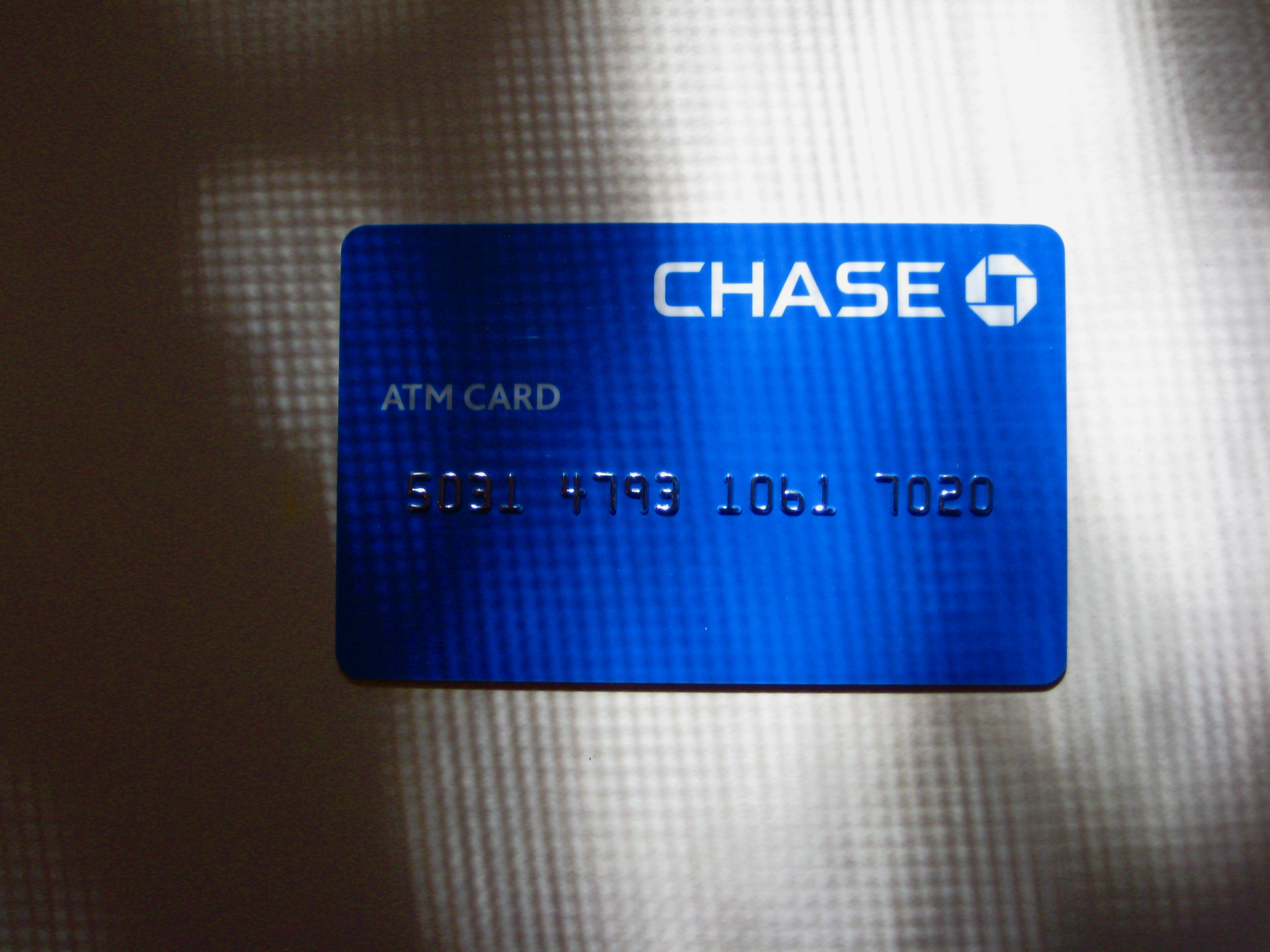 chase bank card