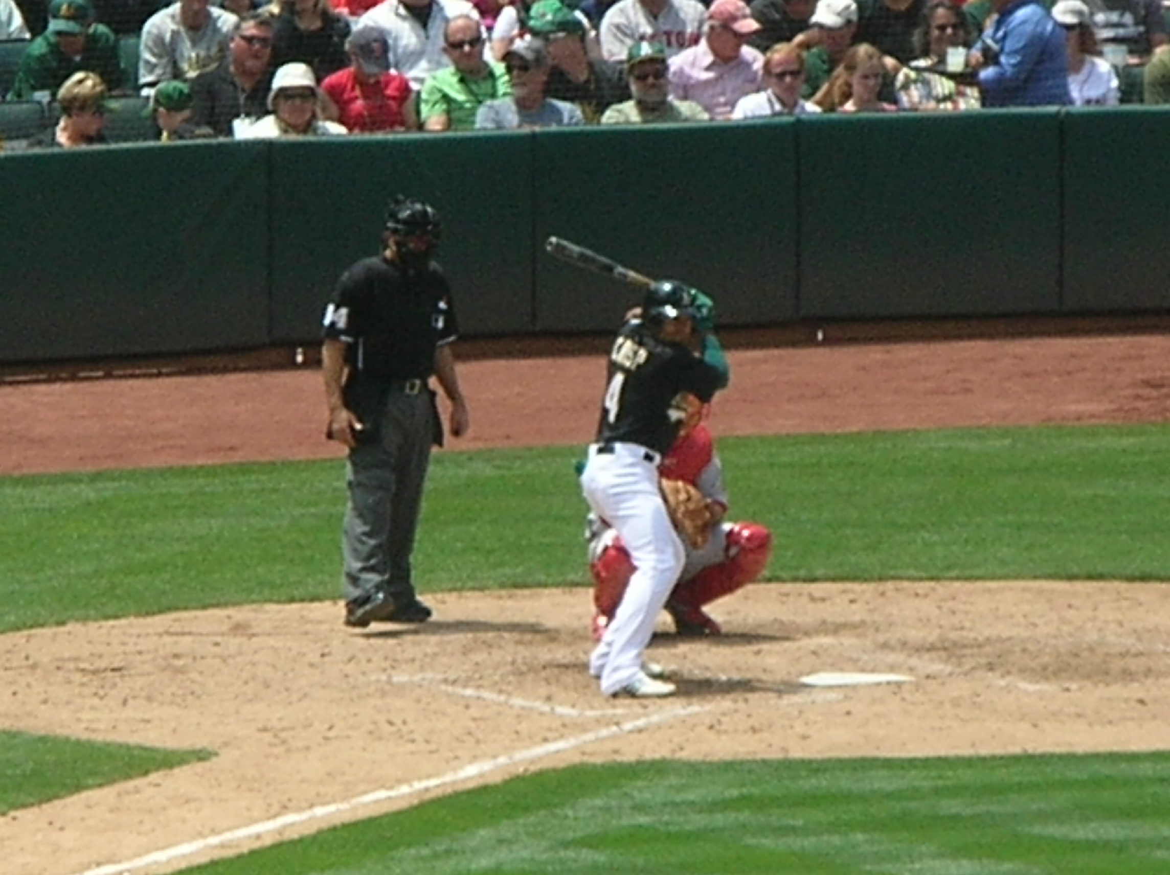 File:Coco Crisp at bat at Red Sox at A's 2010-07-21 1.JPG