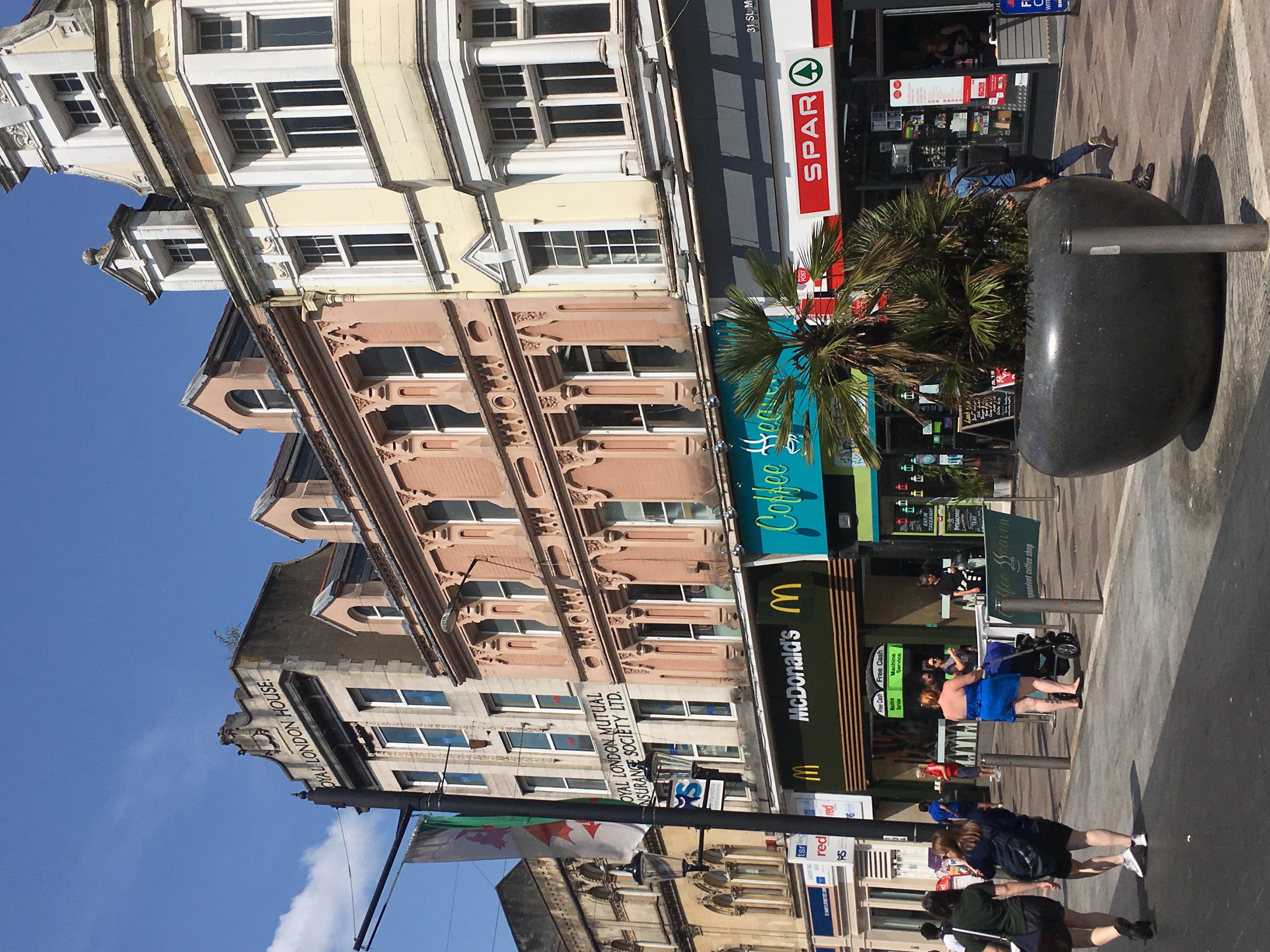 Mary street. St. Mary Street of Cardiff. Cardiff Streets. St Mary’s School in Cardiff.