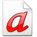 File:Crystal Clear mimetype font type1.png