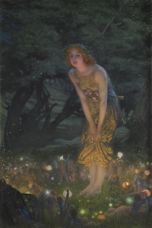 ファイル:Edward Robert Hughes - Midsummer Eve (1908c).jpg - Wikipedia