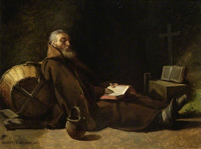 File:François-Marius Granet (1775-1849) - Hermit Reading - PD.65-1997 - Fitzwilliam Museum.jpg