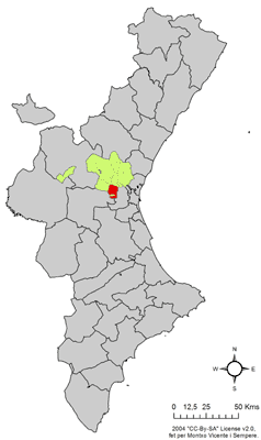 Riba-roja de Túria - Localizazion