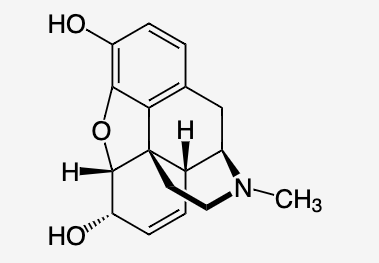 Estructura de la morfina