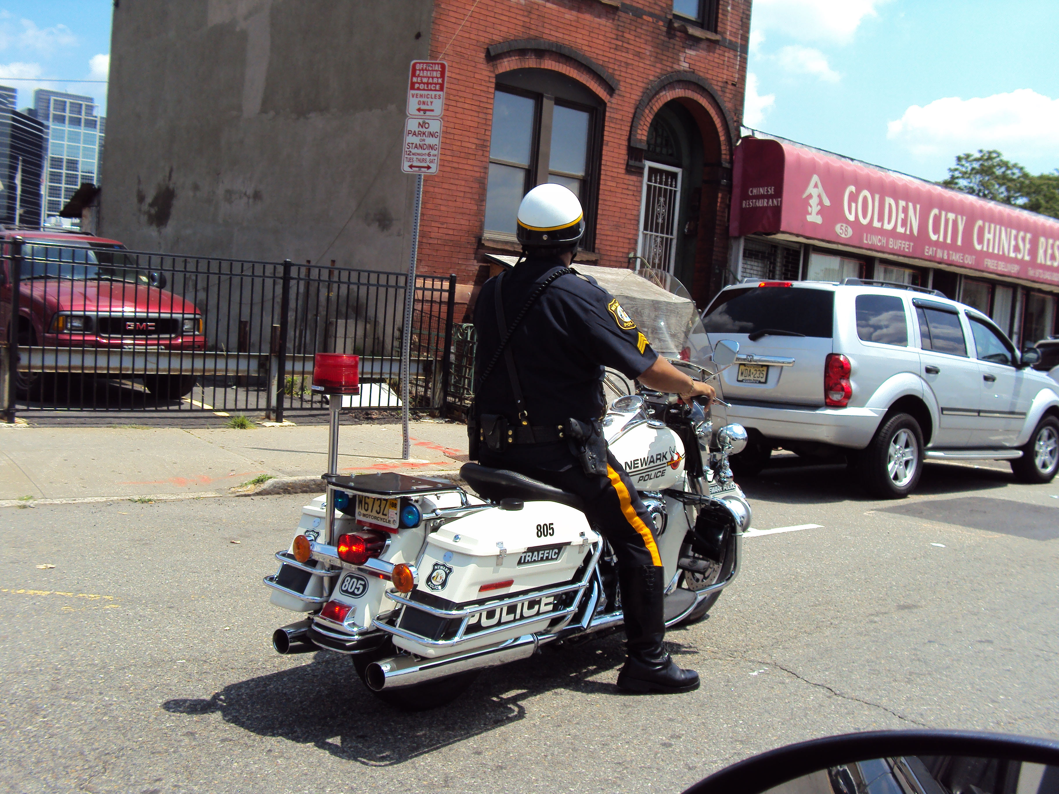 Traffic police. New Jersey Traffic.