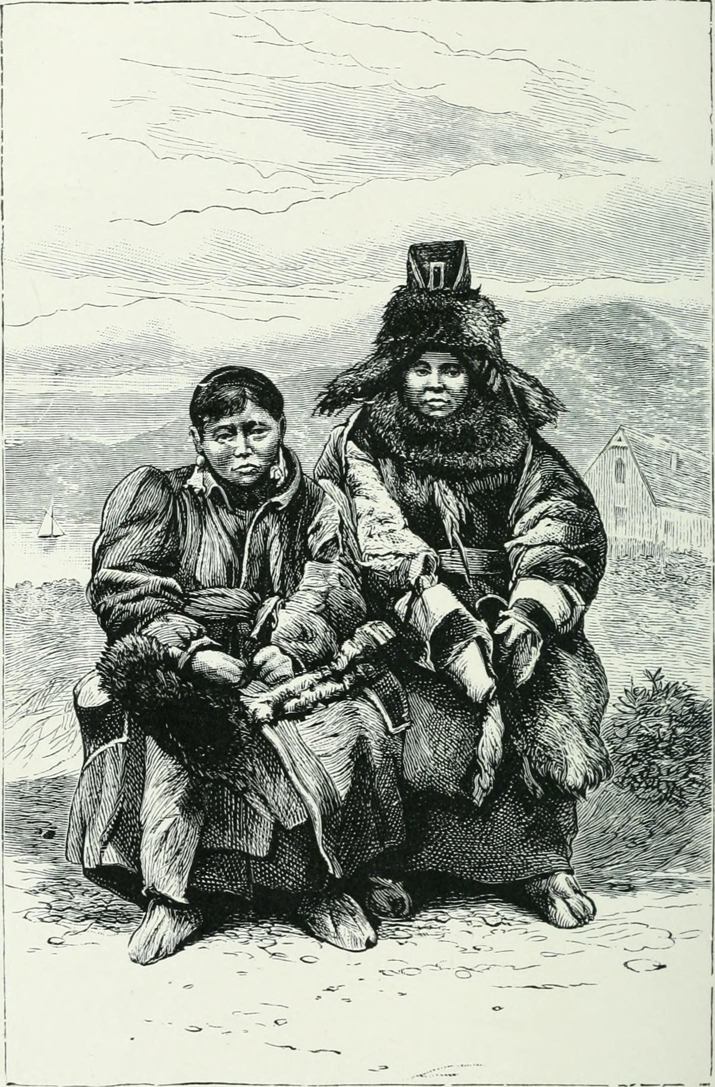 File:Page 303 of Through Siberia (1883). Tunguse girls in winter  costume.jpg - Wikimedia Commons